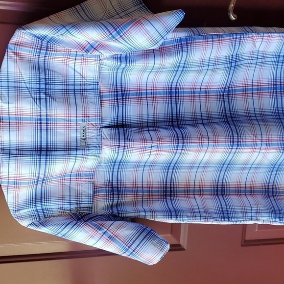 Habitat SS fishing shirt Red white blue plaid Small 40+solar factor - Picture 9 of 15